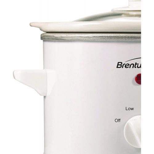  [아마존베스트]Brentwood Slow Cooker, 1.5 Quart, White