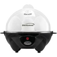 [아마존베스트]Brentwood TS-1045BK Appliances Electric Egg Cooker with Auto Shutoff (Black), One Size