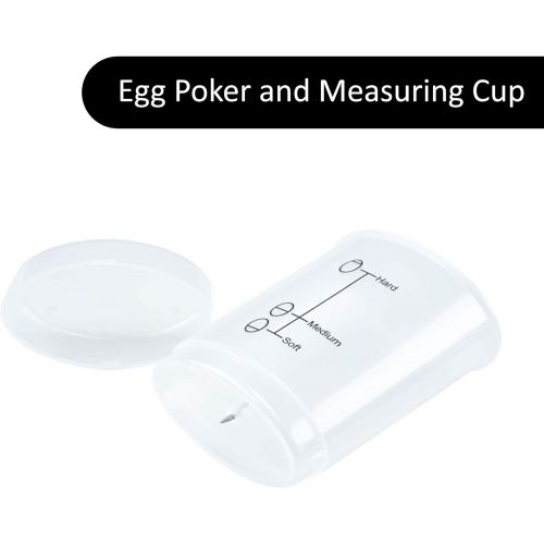  [아마존베스트]Brentwood TS-1045BK Appliances Electric Egg Cooker with Auto Shutoff (Black), One Size