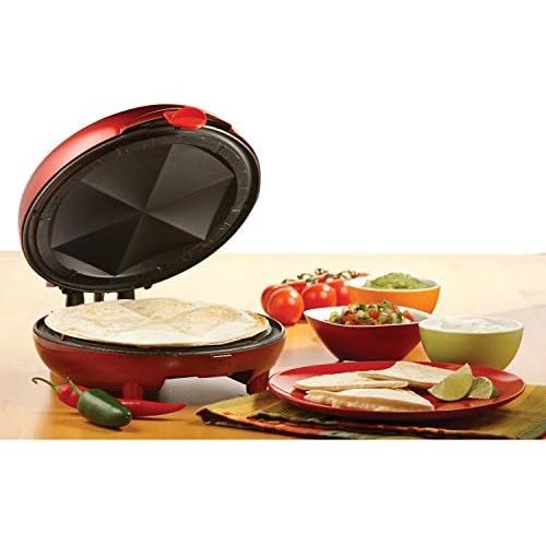  [아마존베스트]Brentwood Appliances TS-120 Quesadilla Maker - Red