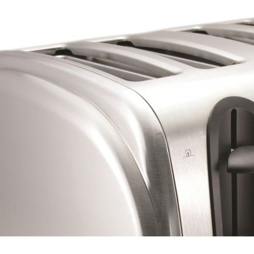  Brentwood Appliances TS-445S 4-Slice Elegant Toaster with Brushed Stainless Steel Finish