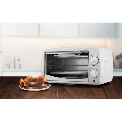  Brentwood TS-345R Toaster, 14.5 x 9.5 x 8.5-Inch, Red Tone