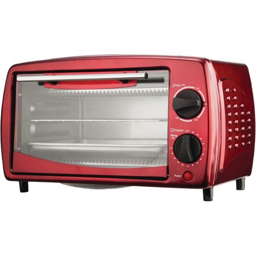  Brentwood TS-345R Toaster, 14.5 x 9.5 x 8.5-Inch, Red Tone