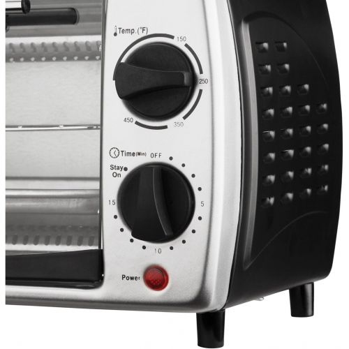  Brentwood TS-345R Toaster, 14.5 x 9.5 x 8.5-Inch, Red Tone