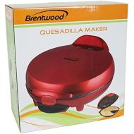 Brentwood TS-120 Red Quesadilla Maker 900 Watts Of Cooking Power