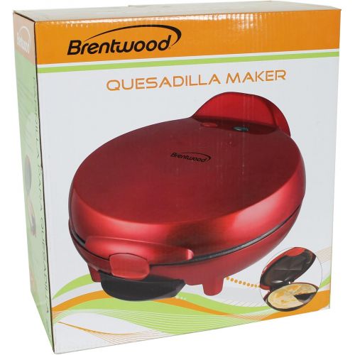  Brentwood TS-120 Red Quesadilla Maker 900 Watts Of Cooking Power