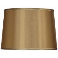 Sydnee Gold with Silver Trim Drum Shade 14x16x11 (Spider) - Brentwood