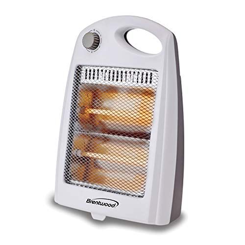  Brentwood Appliances 800-Watt Portable Space Heater, One Size, White