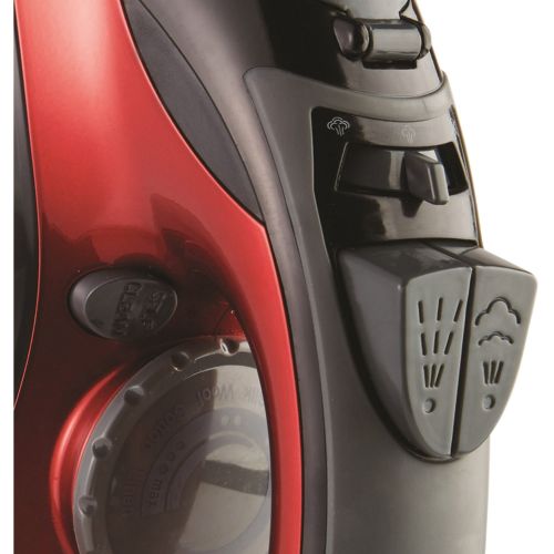  Brentwood MPI-59 Steam Iron With Retractable Cord, Red
