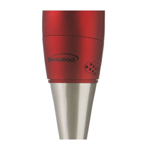  Brentwood Appliances Brentwood 2-Speed Soft-grip Immersion Blender, Red