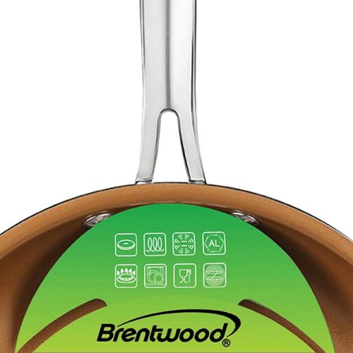  Brentwood Appliances BFP-2810C 2-piece Ceramic Induction Fry Pan Set