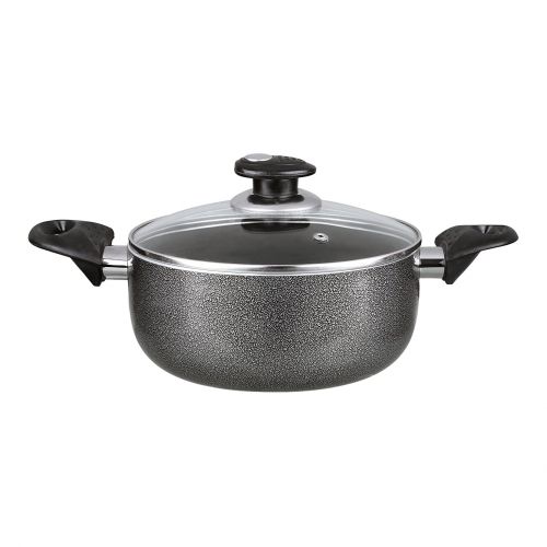  Brentwood Dutch Oven Aluminum Non-Stick 5 Qt-Gray