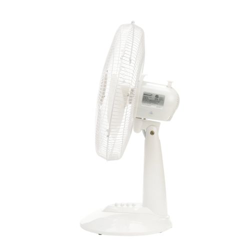  Brentwood Appliances Brentwood Kool Zone 16 Oscillating Desk 3-Speed Fan, White