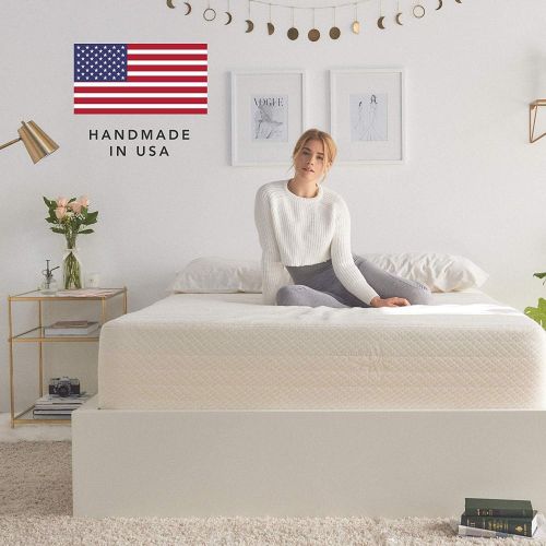  Brentwood Home Cypress Cooling Gel Memory Foam Mattress, Non-Toxic, Made in California, 11-Inch, Twin XL Extra Long Size