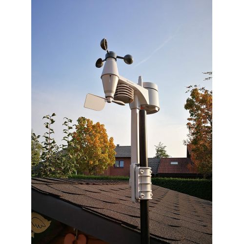  [아마존 핫딜] [아마존핫딜]Bresser Wetterstation Funk mit Aussensensor Wetter Center mit 5-in-1 Aussensensor (Temperatur, Luftdruck, Luftfeuchtigkeit, Windmesser, Regenmesser)