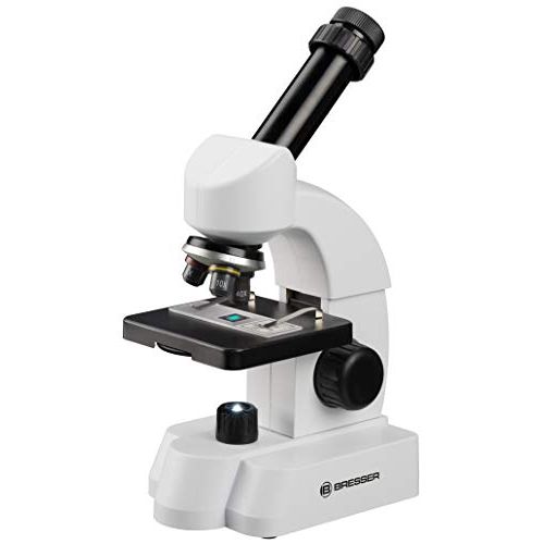  [아마존베스트]Bresser Microscope 40-640x with Smart Experiment Set, Carmine, 9619761