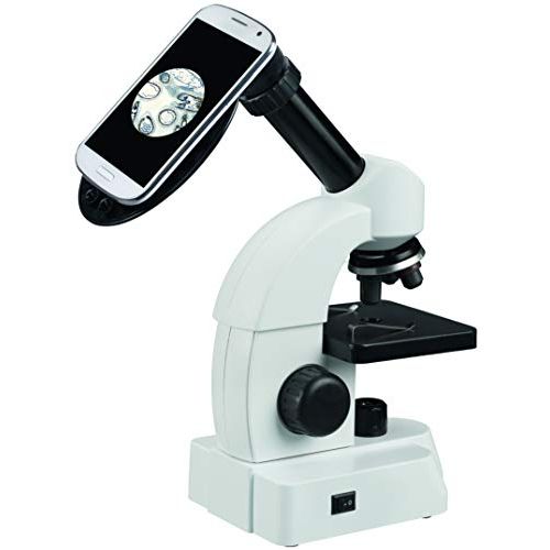  [아마존베스트]Bresser Microscope 40-640x with Smart Experiment Set, Carmine, 9619761