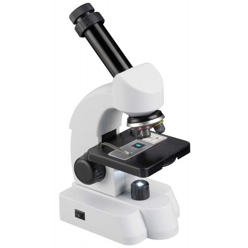  [아마존베스트]Bresser Microscope 40-640x with Smart Experiment Set, Carmine, 9619761