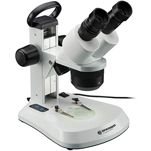  [아마존베스트]Bresser Microscope Analyth STR 10x - 40x Stereo Illumination and Translucent Microscope