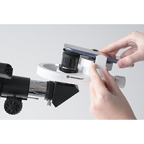  [아마존베스트]Bresser Universal smartphone adapter for telescopes, microscopes, spotting scopes, for eyepieces up to 68 mm in diameter and suitable for smartphones with a width of 50 - 88 mm.