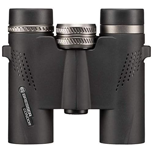  [아마존베스트]Bresser Condor Binoculars Roof Edge 10 x 25 Waterproof with Nitrogen Filling and UR Multilayer Coating for High Image Performance Black