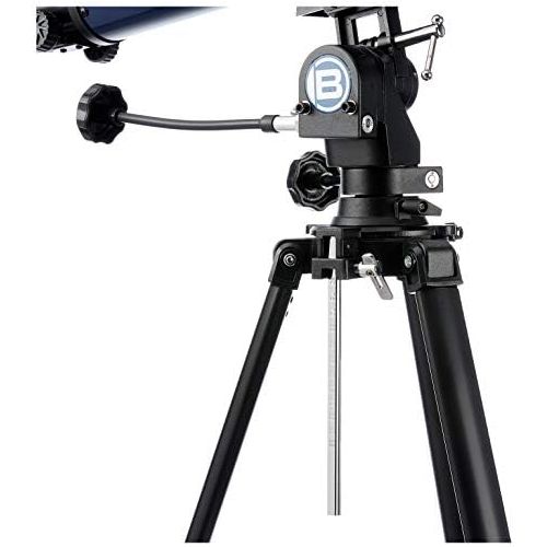  [아마존베스트]Bresser Skylux 9618760LC1000 Telescope Lens Telescope 70/700 mm with Smartphone Holder and Sun Filter Dark Blue