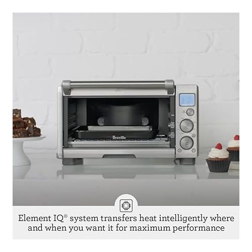 브레빌 Breville Smart Oven Compact Convection BOV670BSS, Brushed Stainless Steel