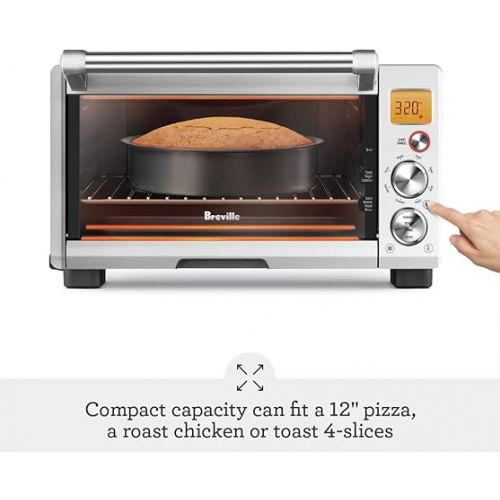 브레빌 Breville Smart Oven Compact Convection BOV670BSS, Brushed Stainless Steel