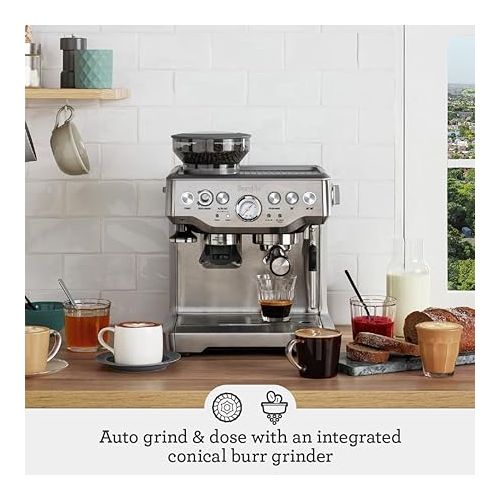 브레빌 Breville RM-BES870XL Barista Express Espresso Machine, Stainless Steel (Certified Remanufactured)