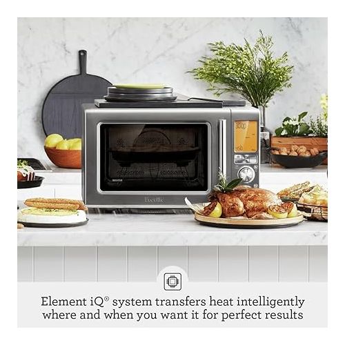 브레빌 Breville Combi Wave 3-in-1 Microwave BMO870BSS, Brushed Stainless Steel