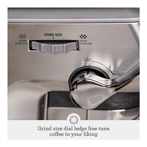 브레빌 Breville Barista Express Impress, Stainless Steel