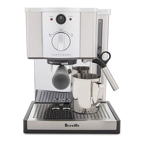 브레빌 Breville ESP8XL Cafe Roma Stainless Espresso Maker,1.2 liters
