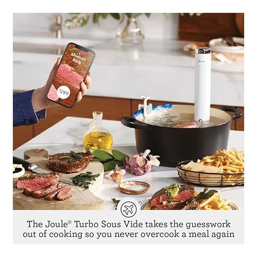 브레빌 Breville Joule Turbo Sous Vide Machine BSV600PSS, Polished Stainless Steel