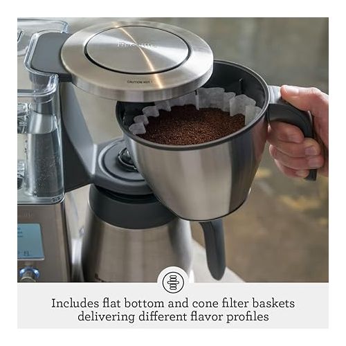 브레빌 Breville Precision Brewer Drip Coffee Machine BDC450BSS, Thermal Carafe