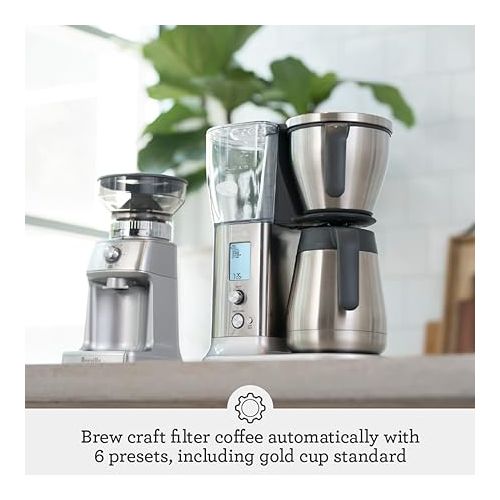 브레빌 Breville Precision Brewer Drip Coffee Machine BDC450BSS, Thermal Carafe