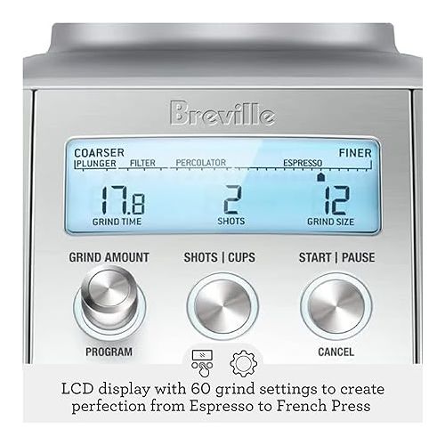 브레빌 Breville Smart Grinder Pro BCG820DBL, Damson Blue