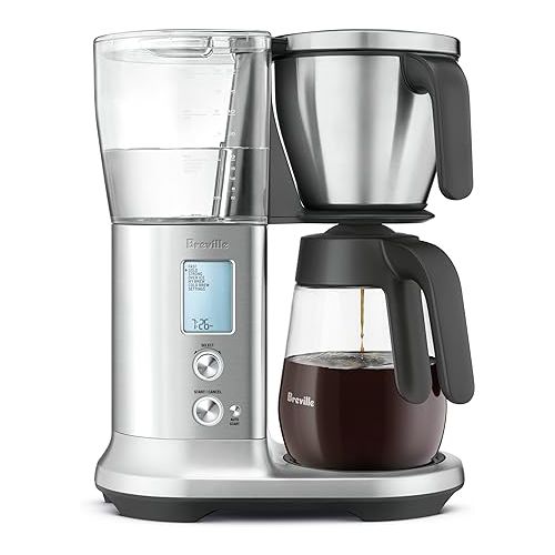 브레빌 Breville Precision Brewer Drip Coffee Machine BDC400BSS, Glass Carafe