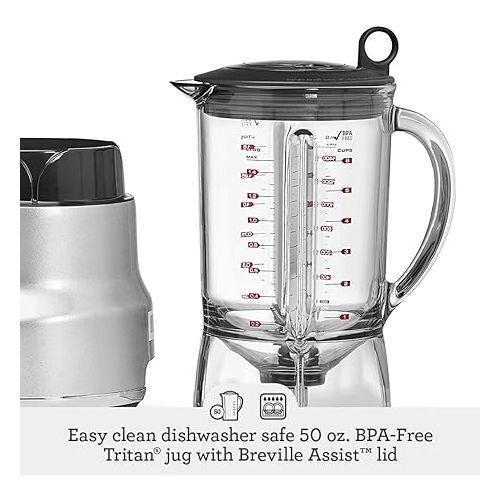 브레빌 Breville Fresh and Furious Blender BBL620SIL, Silver