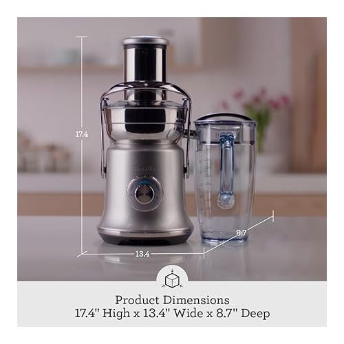 브레빌 Breville RM-BJE830BSS1BUS1 Juice Fountain Cold XL, Brushed Stainless Steel (Certified Remanufactured)