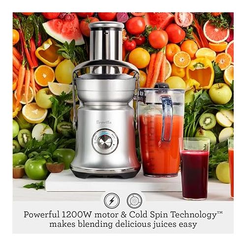 브레빌 Breville RM-BJE830BSS1BUS1 Juice Fountain Cold XL, Brushed Stainless Steel (Certified Remanufactured)