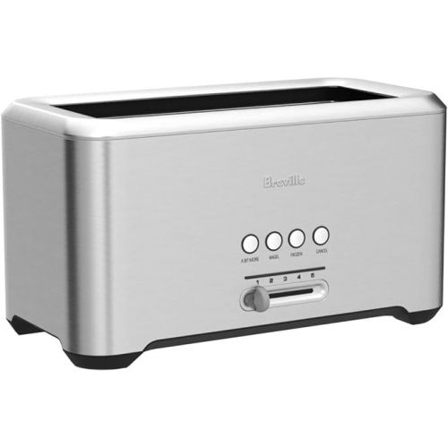 브레빌 Breville Bit More Toaster 4 Slice BTA730XL, Brushed Stainless Steel