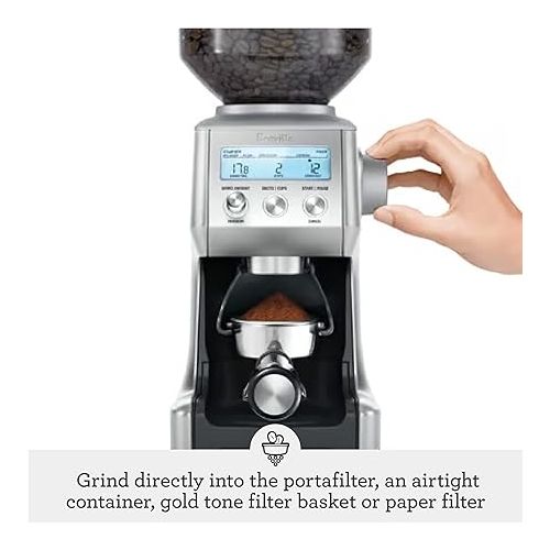 브레빌 Breville Smart Grinder Pro BCG820BSS, Brushed Stainless Steel