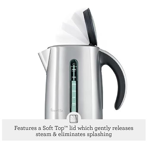 브레빌 Breville BKE820XL IQ Kettle, Countertop Electric Kettle, Brushed Stainless Steel