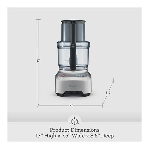 브레빌 Breville Sous Chef 12 Cup Food Processor BFP660SIL, Silver