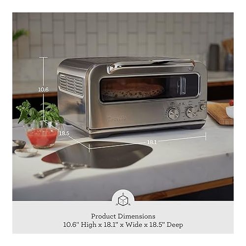 브레빌 Breville Smart Oven Pizzaiolo BPZ820BSS, Brushed Stainless Steel