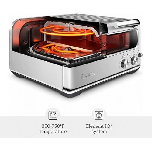 브레빌 Breville Smart Oven Pizzaiolo BPZ820BSS, Brushed Stainless Steel