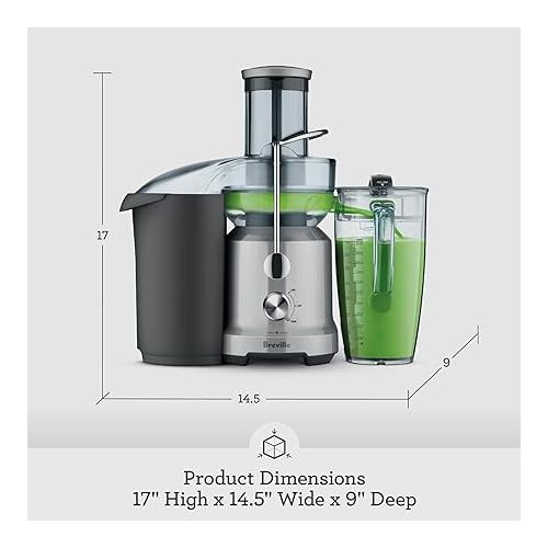 브레빌 Breville Juice Fountain Cold BJE430SIL, Silver