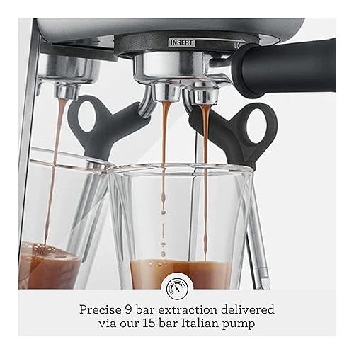 브레빌 Breville Bambino Espresso Machine BES450BSS, Brushed Stainless Steel