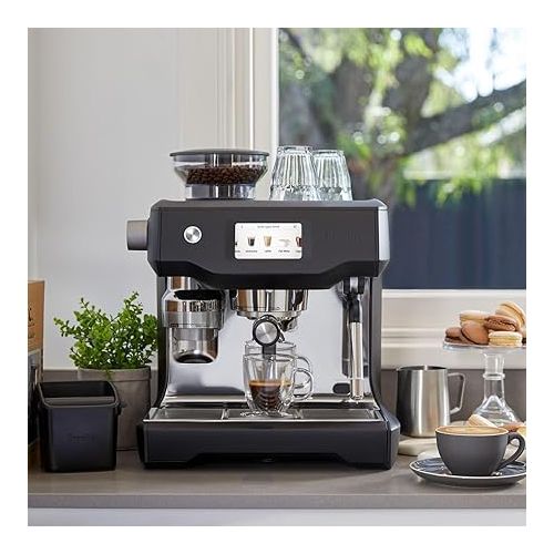 브레빌 Breville Barista Touch Espresso Machine BES880BTR, Black Truffle