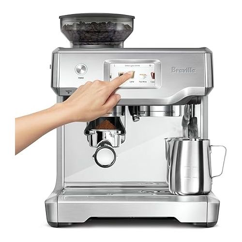 브레빌 Breville Barista Touch Espresso Machine BES880BTR, Black Truffle